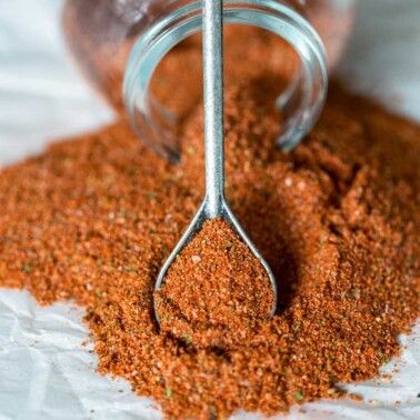  Spoonful of Zee Spices Special Grill & Fry Masala showing pure, aromatic spice quality